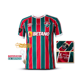 Camisa Fluminense I Titular 2023-24 - Patchs Final Libertadores 2023 - Umbro Torcedor Masculina