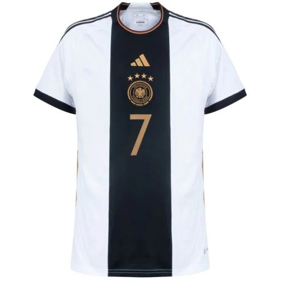 Camisa Alemanha I Titular 23/24 - Adidas Torcedor Masculina - Personalizada HAVERTZ N°7