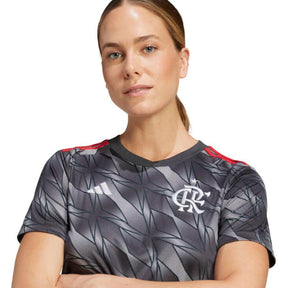 Camisa FlamengoTerceiro Uniforme 24/25 - Adidas Torcedor Feminino