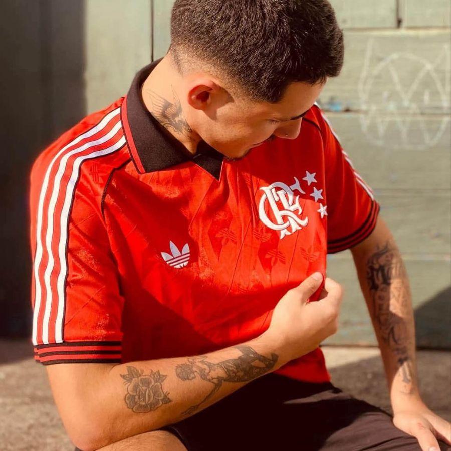 Camisa Flamengo Lifestyler 24/25 - Adidas Torcedor Masculino