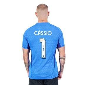 Camisa Cruzeiro Goleiro Titular 24/25 Personalizada CÁSSIO N° 1  - Adidas Torcedor Masculino