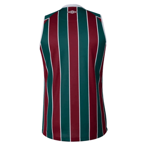 Camisa Regata Fluminense I Titular 2023-24 - Umbro Torcedor Masculina - Vinho+Verde