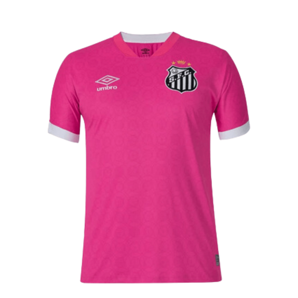 Camisa Santos Outubro Rosa 2023 Umbro Torcedor Masculina