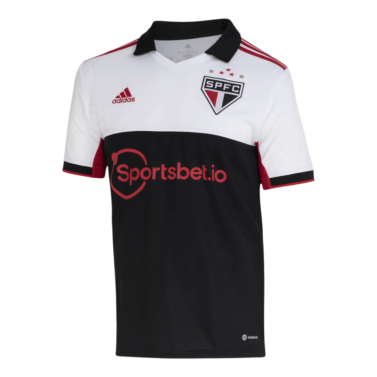 Camisa São Paulo III 22/23 - Adidas Torcedor Masculina - Preto e Vermelho