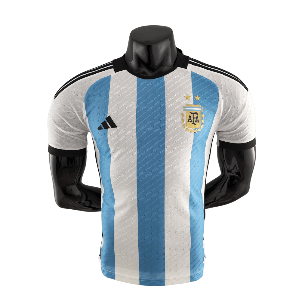 Camisa Argentina Copa do Mundo I 22/23 - Adidas Versão Jogador Masculina - Wc2022