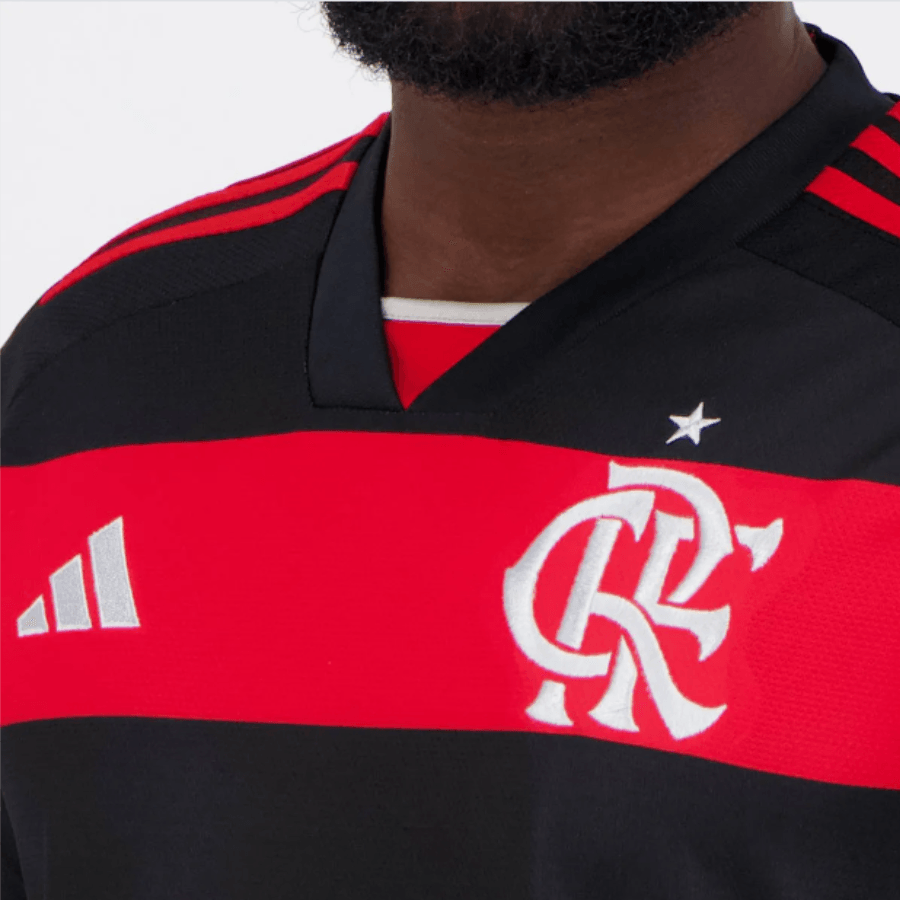 Camisa Flamengo Titular 24/25 - Adidas Torcedor Masculino