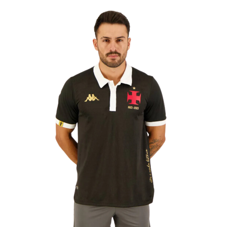 Camisa Vasco da Gama Terceiro Uniforme 23/24 - Kappa Torcedor Masculina