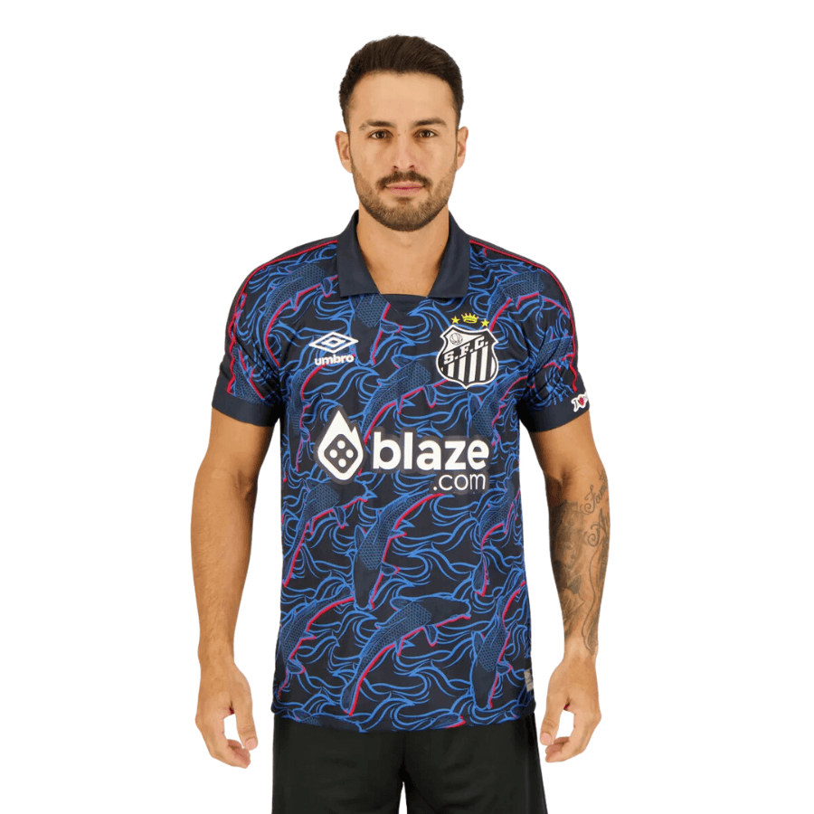 Camisa Santos Terceiro Uniforme 23/24 - Umbro Torcedor Masculino