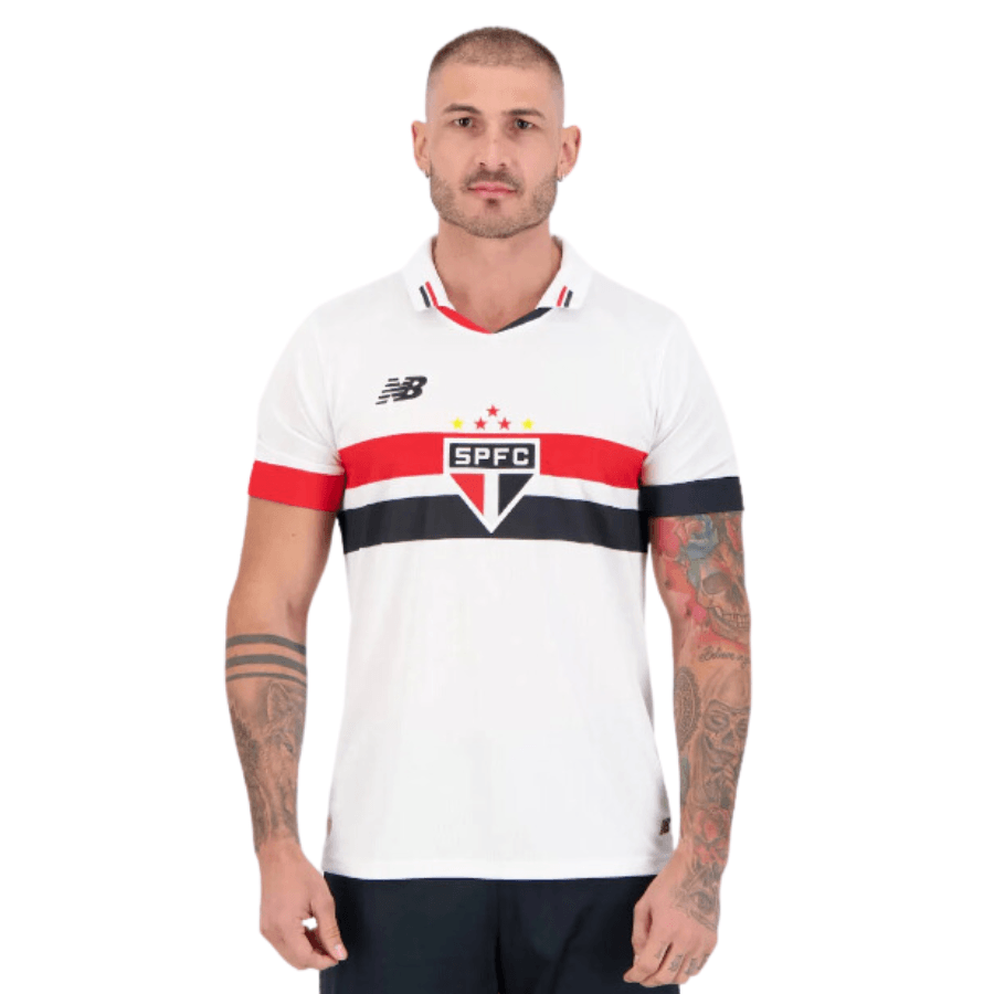 Camisa São Paulo Titular 24/25 - NB Torcedor Masculina