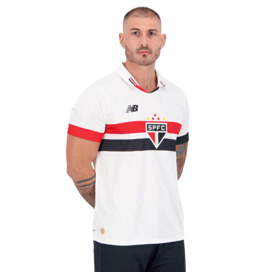 Camisa São Paulo Titular 24/25 - NB Torcedor Masculina