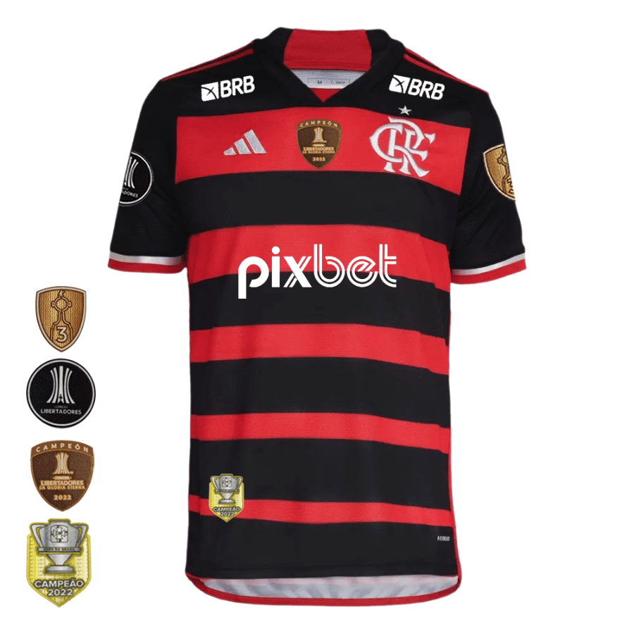 Camisa Flamengo Titular 24/25 - Adidas Torcedor Masculino