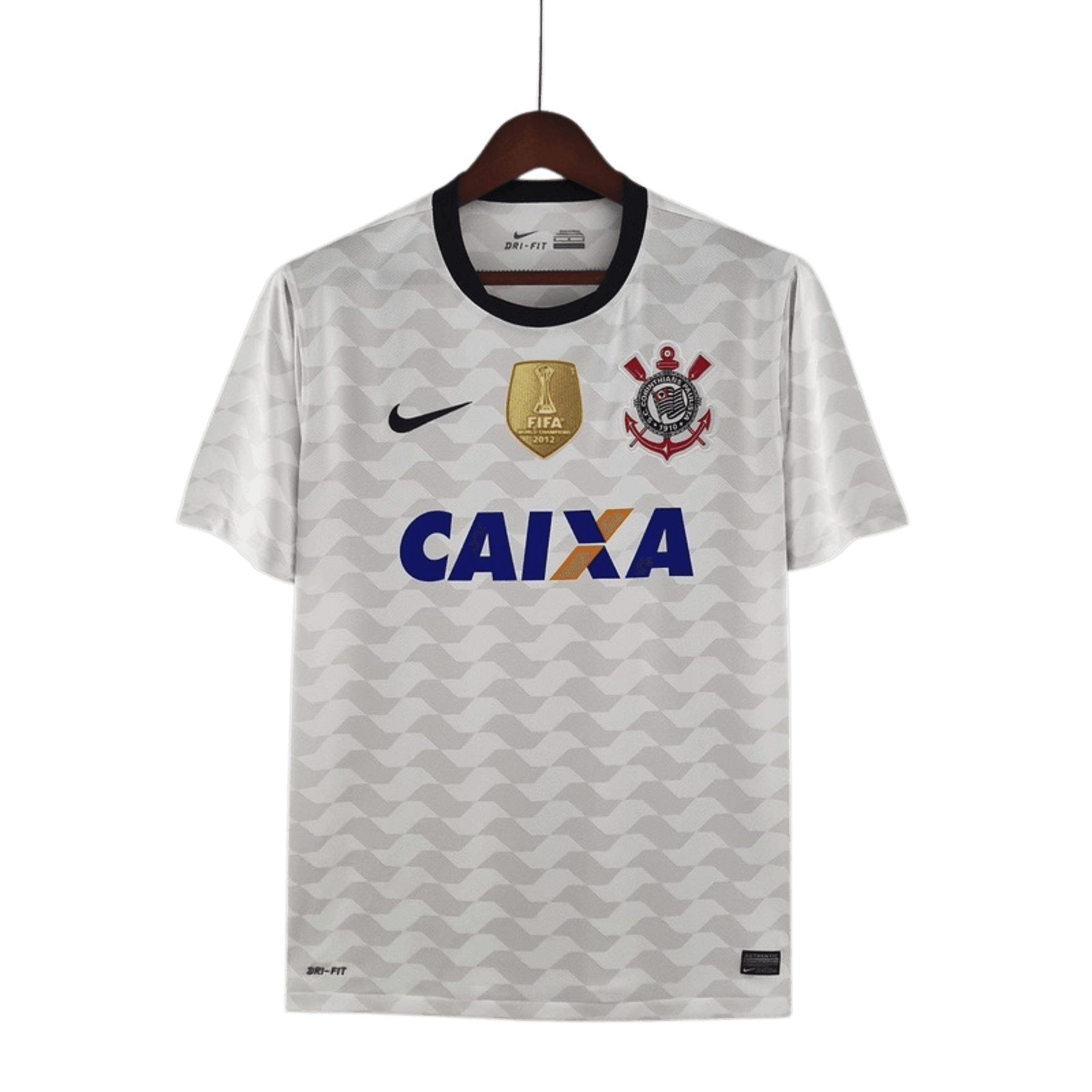 Camisa Corinthians Retro 2012 Patch Campeao Mundial - Nike Torcedor Masculina