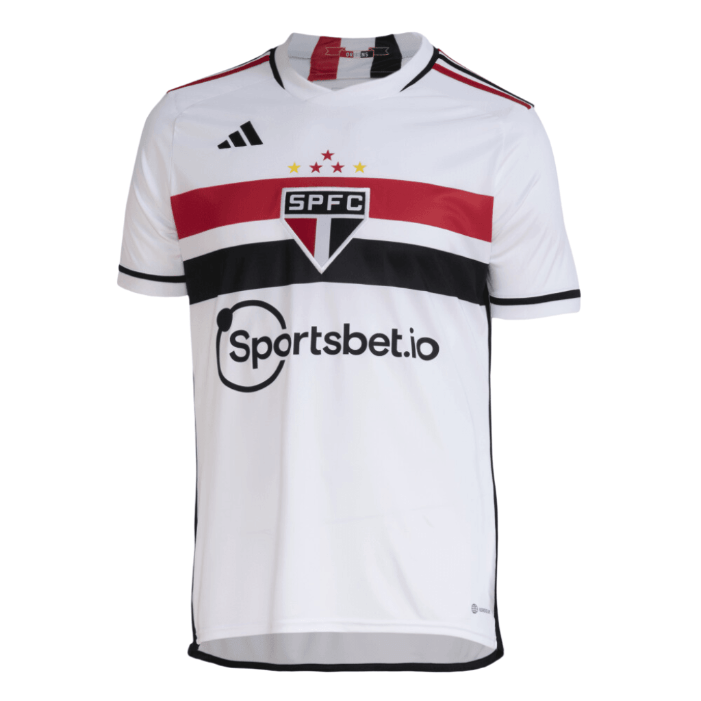 Camisa São Paulo Titular I 23/24 - Adidas Torcedor Masculina - Personalizada JAMES N°19