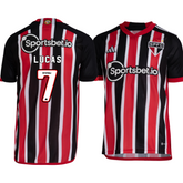 Camisa São Paulo Reserva II 23/24 - Adidas Torcedor Masculina - Personalizada LUCAS N°7