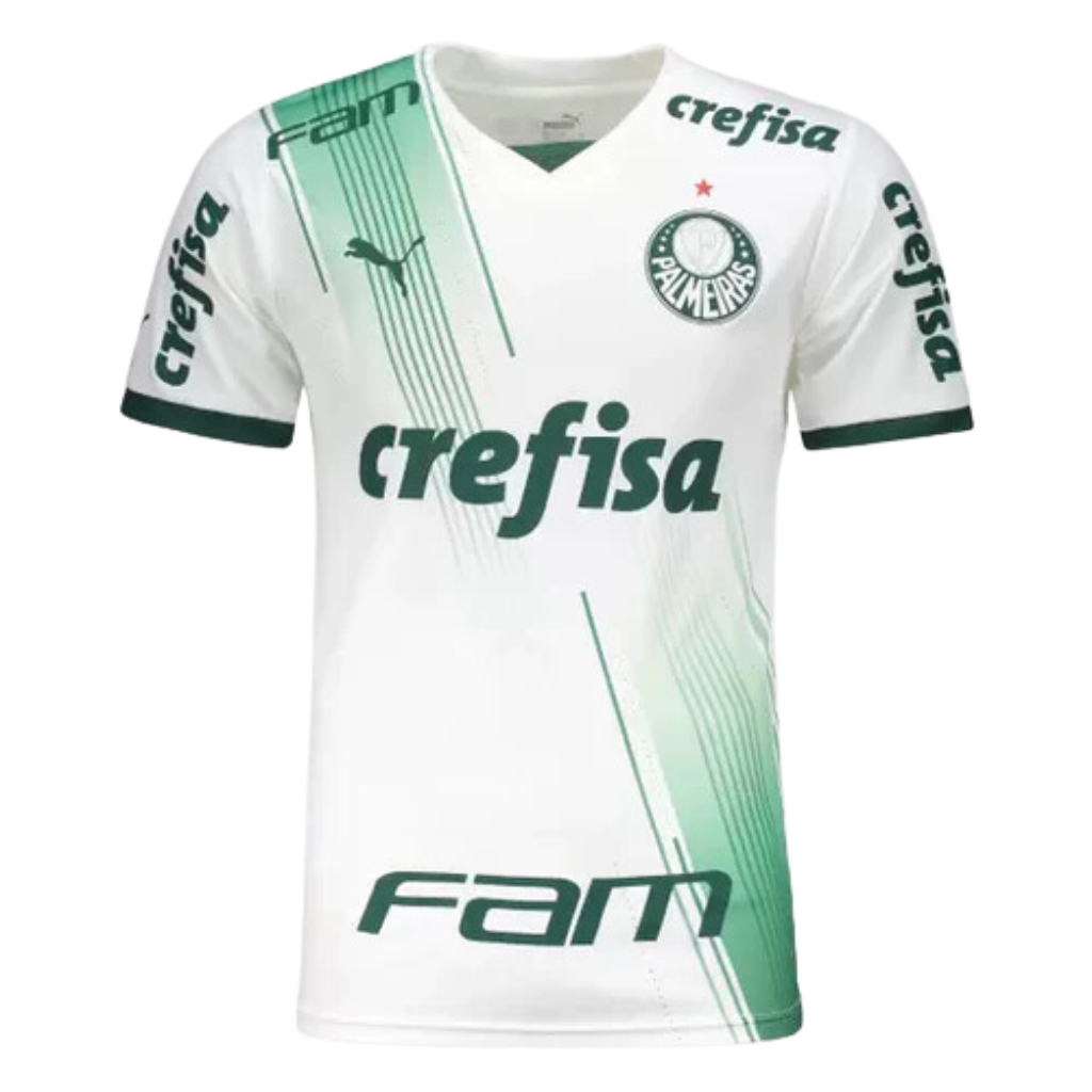 Camisa Palmeiras Home 23/24 Com patrocínios- Puma Torcedor Masculina - Verde