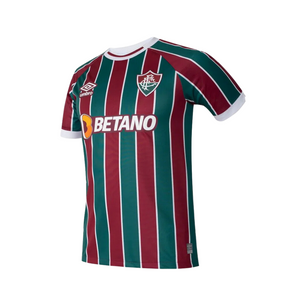 Camisa Fluminense I Titular  2023-24 - Umbro Torcedor Masculina - Vinho+Verde