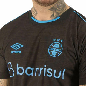 Camisa Gremio Preta Terceiro Uniforme 24/25 -  Umbro Torcedor Masculino - Personalizada Suárez 9