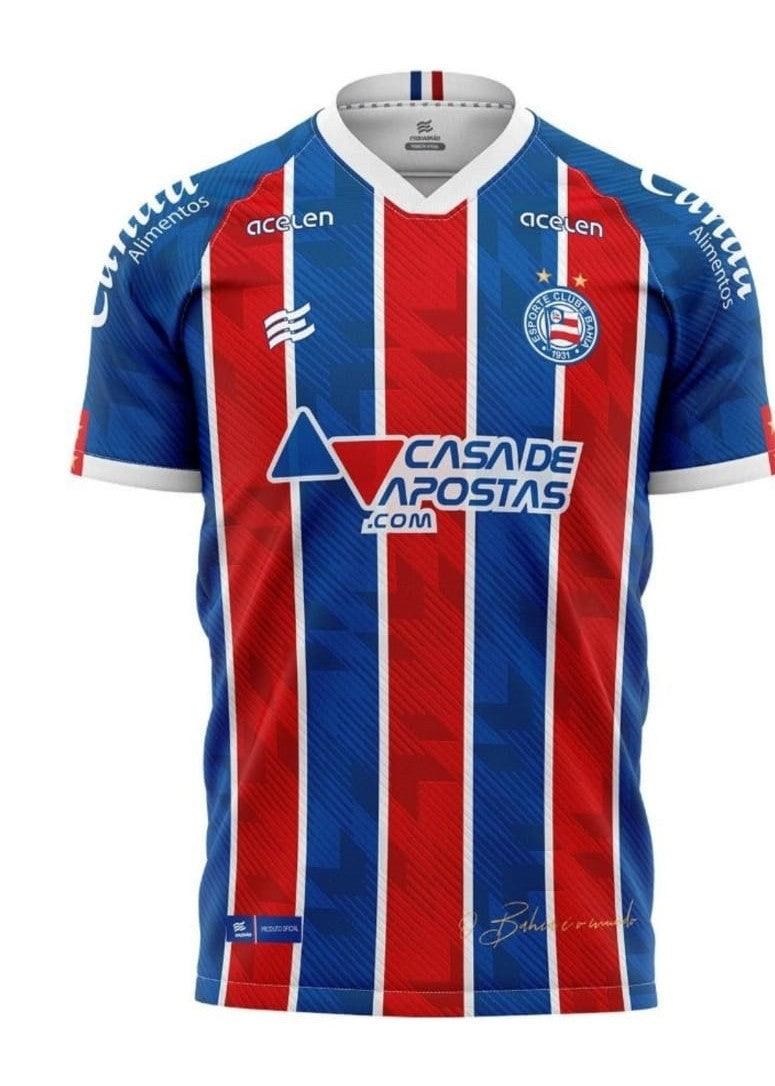 Camisa Bahia Titular I 23/24 -  Torcedor Masculina