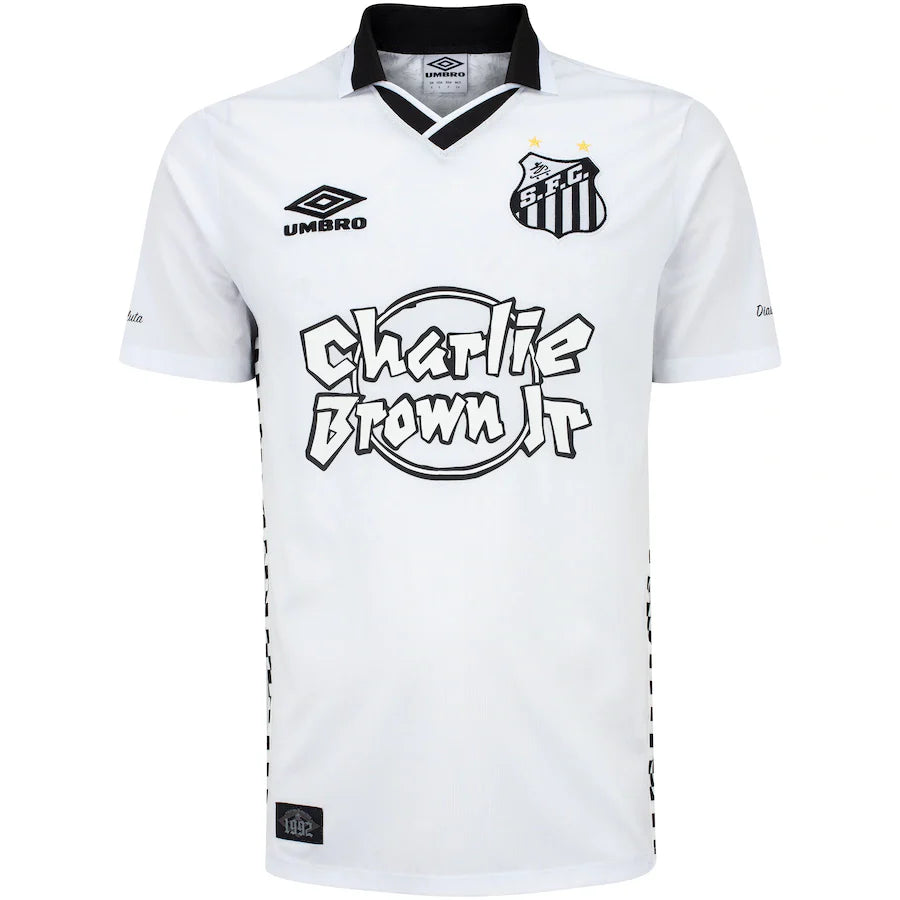 Camisa Santos Charlie Brown Jr. Dias de Glória - Umbro Torcedor Masculina - Branco