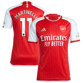 Camisa Arsenal I Titular 23/24 - Adidas Torcedor Masculina - Personalizada MARTINELLI  N° 11