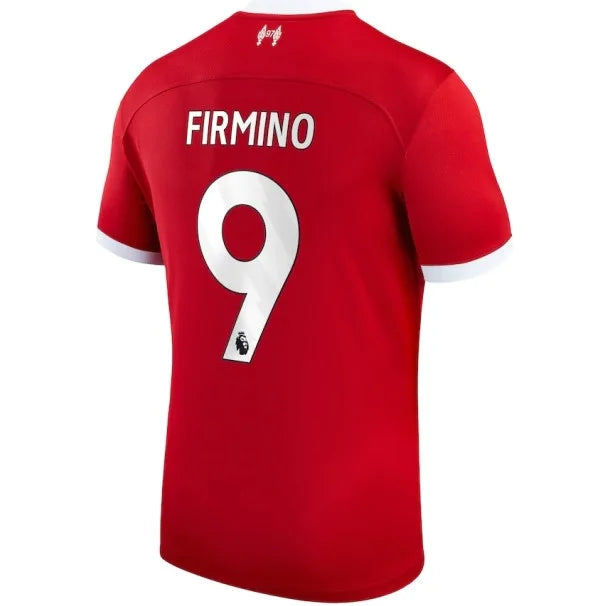 Camisa Liverpool I Titular 23/24 - Nike Torcedor Masculina - Personalizada FIRMINO N° 9