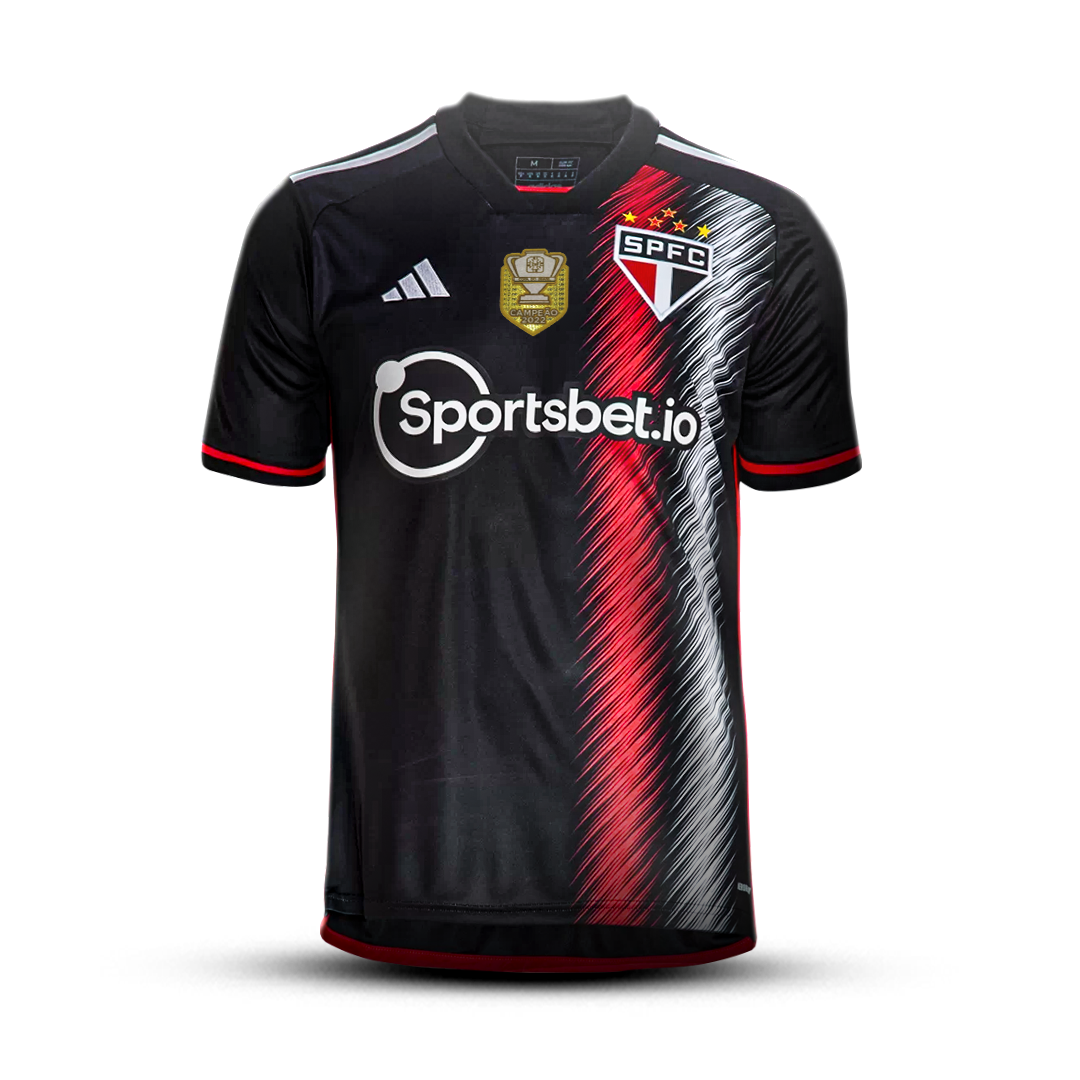 Camisa São Paulo Third 23/24 - Adidas Torcedor Masculina - Patch Campeão da Copa do Brasil